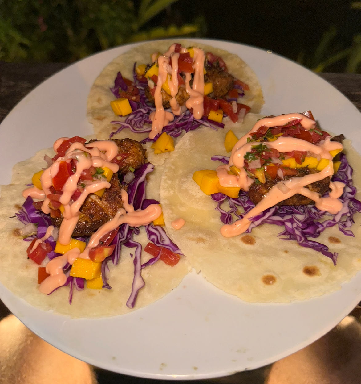 Fatmah’s Fish Tacos 75k rupiah ($5)